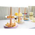 2 Tier Porcelain Dessert Platter Cupcake Stand